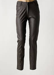 Pantalon slim elasticitate mărime normală maro MERI & ESCA femeie