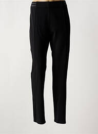 Pantalon slim talie elastică talie înaltă negru MERI & ESCA femme