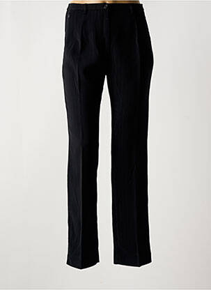 Pantalon slim talie înaltă talie înaltă negru GUY DUBOUIS femeie
