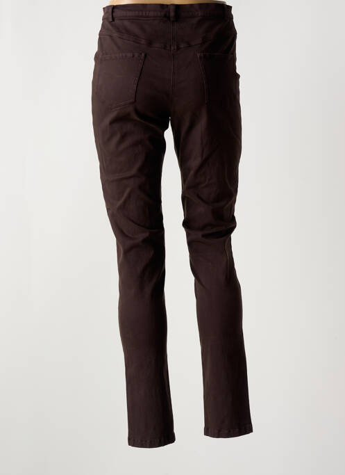 Pantalon slim maro GUY DUBOUIS femeie