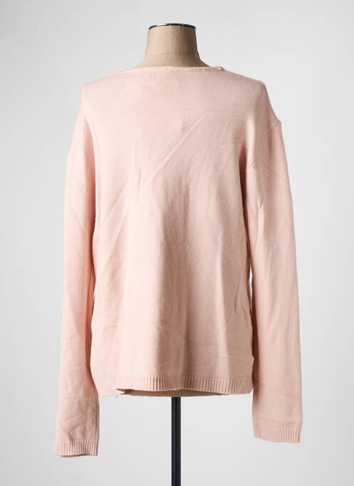 Vestă cu mâneci lungi roz COULEURS DU TEMPS femeie