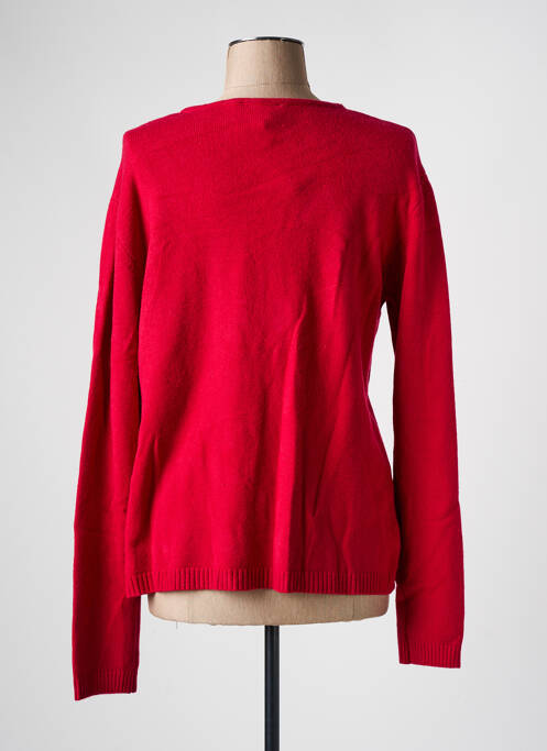 Vestă cu mâneci lungi roz închis COULEURS DU TEMPS femeie