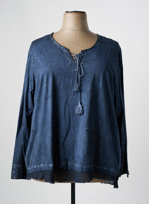 Tricou albastru MERI & ESCA femeie