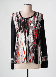 Tricou mâneci lungi mâneci lungi negru MERI & ESCA femme