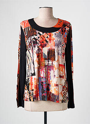 Tricou mâneci lungi mâneci lungi portocalie GUY DUBOUIS femeie
