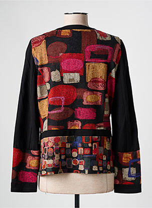 Vestă cu mâneci lungi guler rotund negru GUY DUBOUIS femeie