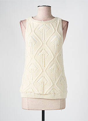 Pulover alb YAYA femeie