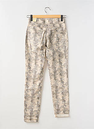 Pantalon slim talie elastică mărime normală bej RED BUTTON femeie
