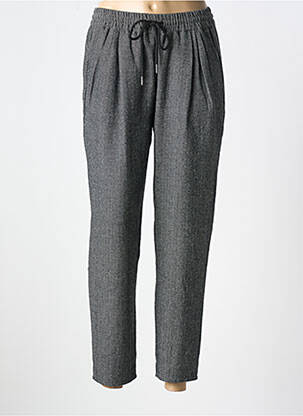 Pantalon drept talie elastică mărime normală negru MOLLY BRACKEN femeie