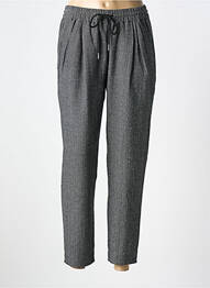 Pantalon drept talie elastică mărime normală negru MOLLY BRACKEN femeie