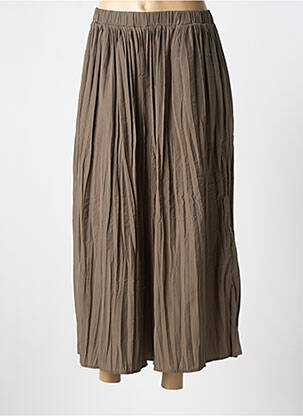 Pantalon larg maro YAYA femeie