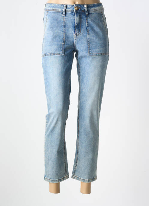 Blugi cu croială slim albastru RED BUTTON femeie