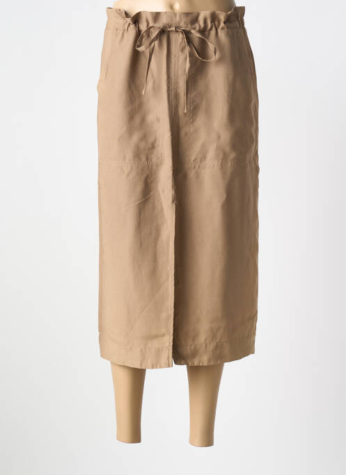 Fustă lungă maro YAYA femeie