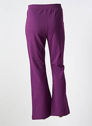 Pantalon evazat elasticitate talie înaltă violet AGATHE & LOUISE femeie