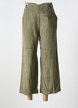 Pantalon 7/8 talie înaltă talie înaltă verde AGATHE & LOUISE femeie