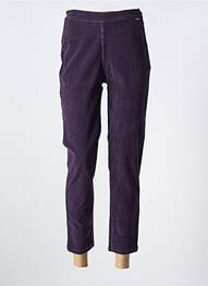 Pantalon chino buzunare talie înaltă violet AGATHE & LOUISE femeie