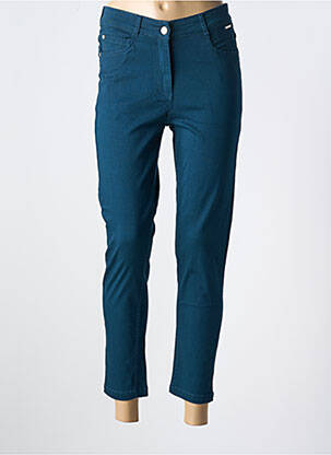 Pantalon 7/8 elasticitate mărime normală albastru AGATHE & LOUISE femeie