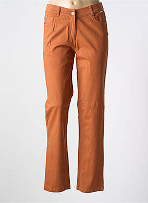 Blugi cu croială slim portocaliu AGATHE & LOUISE femeie