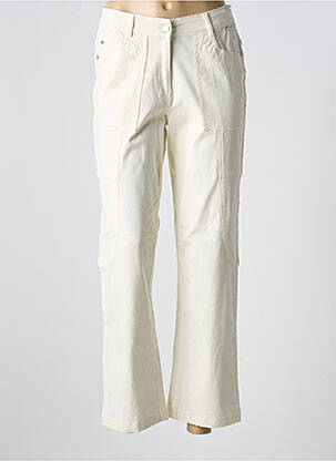 Blugi cu croială dreaptă bej AGATHE & LOUISE femeie