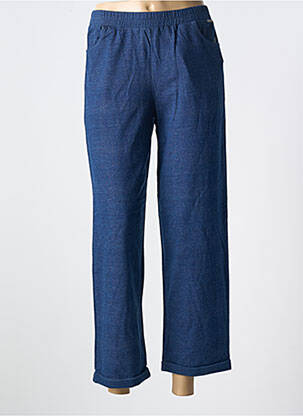 Pantalon 7/8 elasticitate mărime normală albastru AGATHE & LOUISE femeie