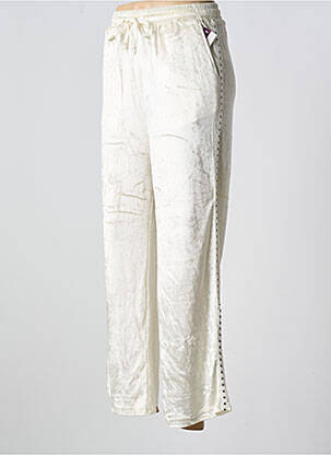 Pantalon drept bej AGATHE & LOUISE femeie