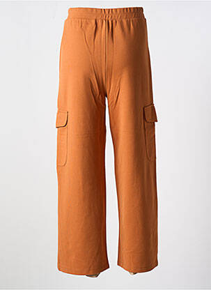 Pantalon cargo croială dreaptă mărime normală portocalie AGATHE & LOUISE femeie
