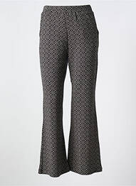 Pantalon evazat elasticitate mărime normală negru AGATHE & LOUISE femme