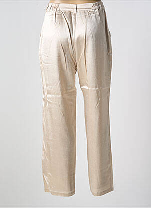Pantalon drept elasticitate mărime normală bej AGATHE & LOUISE femeie