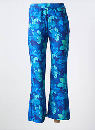 Pantalon evazat elasticitate talie înaltă albastru AGATHE & LOUISE femeie