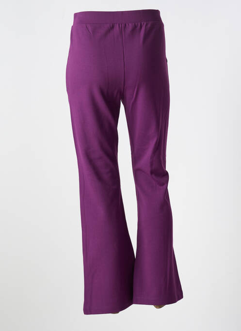 Pantalon evazat violet AGATHE & LOUISE femeie