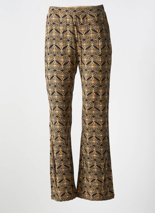 Pantalon evazat bej AGATHE & LOUISE femeie