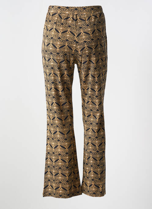 Pantalon evazat bej AGATHE & LOUISE femeie