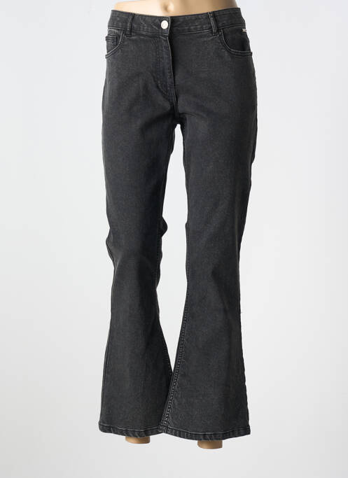 Blugi cu croială evazată negru AGATHE & LOUISE femeie