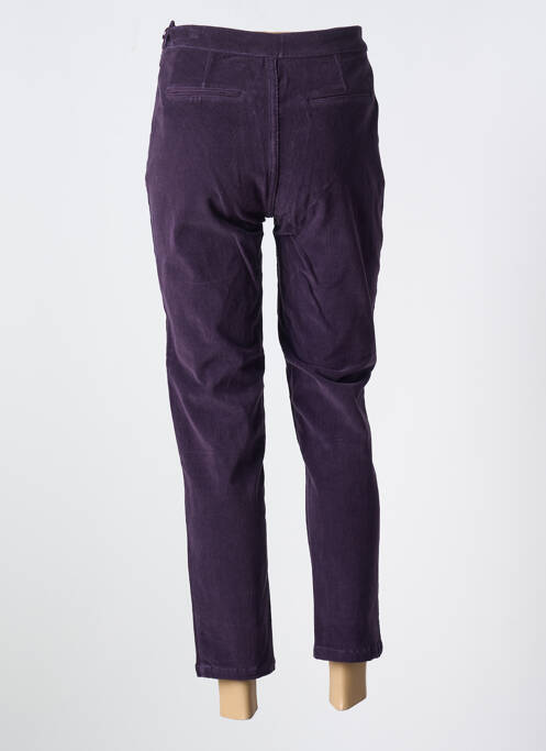 Pantalon chino violet AGATHE & LOUISE femeie
