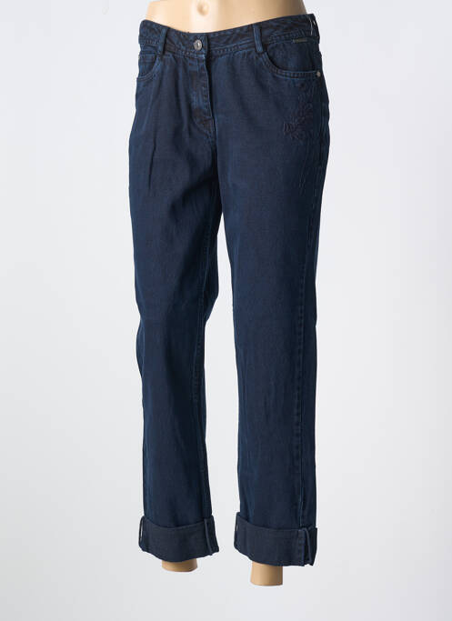 Blugi cu croială dreaptă albastru AGATHE & LOUISE femeie