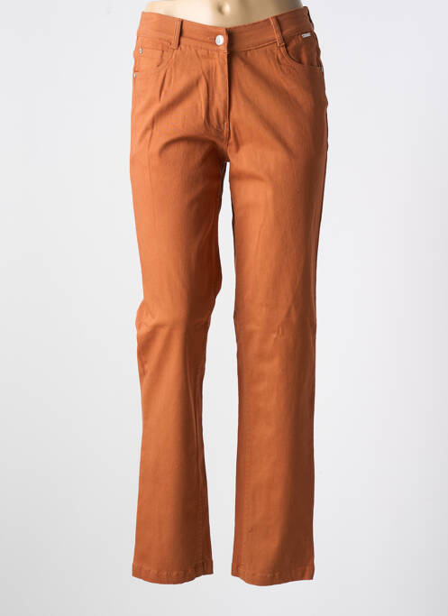 Blugi cu croială slim portocaliu AGATHE & LOUISE femeie