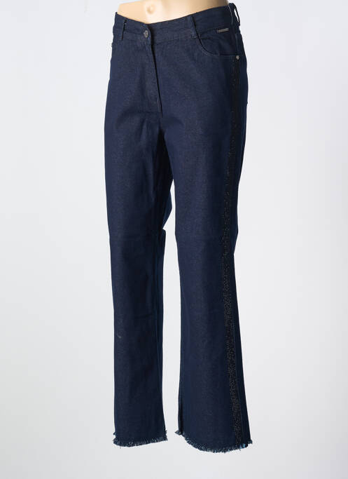 Blugi cu croială dreaptă elasticitate mărime normală albastru AGATHE & LOUISE femme