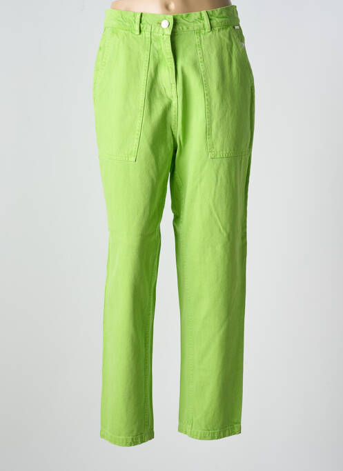 Blugi cu croială dreaptă verde AGATHE & LOUISE femeie