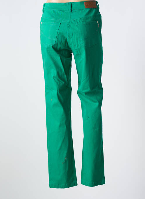 Blugi cu croială slim verde AGATHE & LOUISE femeie