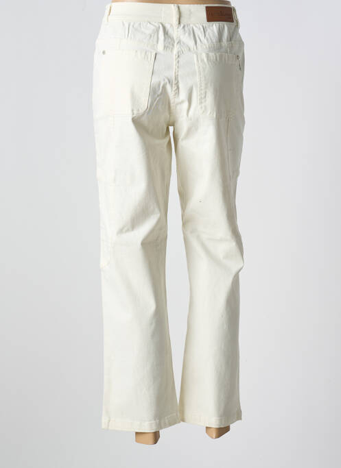 Blugi cu croială dreaptă bej AGATHE & LOUISE femeie