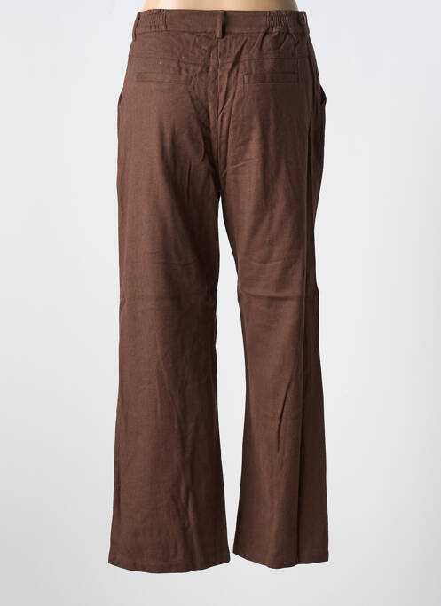 Pantalon chino maro AGATHE & LOUISE femeie