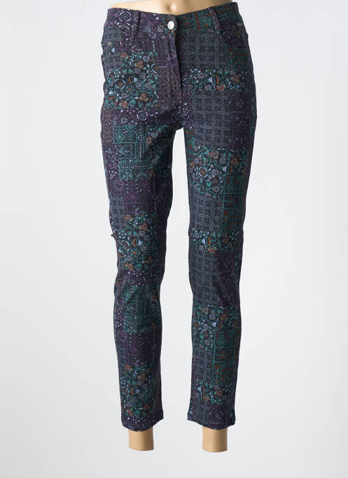 Blugi cu croială slim negru AGATHE & LOUISE femeie