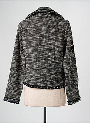 Jachete casual guler tip costum negru AGATHE & LOUISE femeie