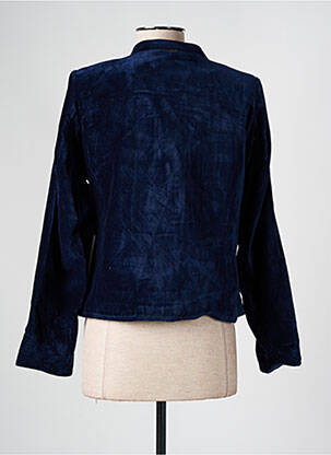 Sacou buzunare albastru AGATHE & LOUISE femeie