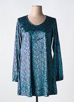 Rochie scurtă mâneci lungi mâneci lungi albastru AGATHE & LOUISE femeie