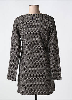 Rochie scurtă croială evazată mâneci lungi negru AGATHE & LOUISE femeie