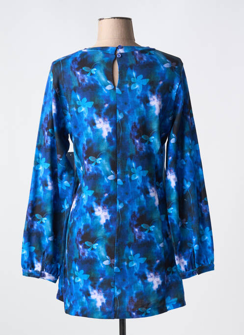 Tunică mâneci lungi imprimeu fantezie albastru AGATHE & LOUISE femme
