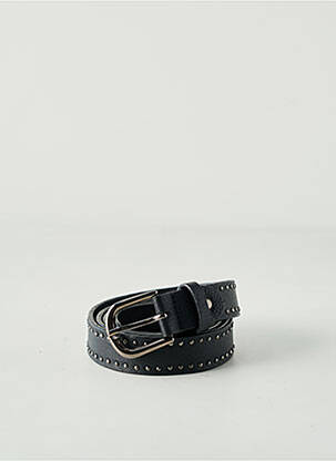 Curea efect material satinat negru YAYA femeie