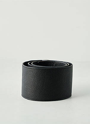 Curea efect material satinat negru YAYA femeie
