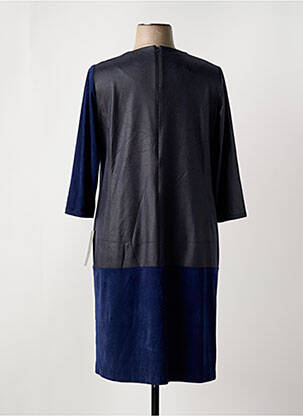Rochie midi mâneci 3/4 mâneci 3/4 albastru JEAN DELFIN femeie